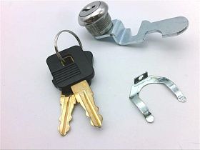 Замок одинарный из нержавеющей стали с ключом Waterloo M12918A7-SS