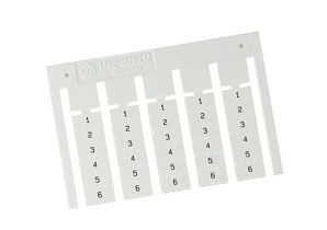 Маркер защелкивающийся для клеммной колодки Allen Bradley 1492-SM6X12V1-10