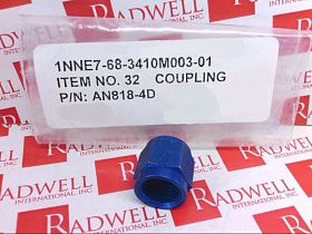 Муфта трубная AN818-4D SPENCER 1/4" с гайкой 7/16-20