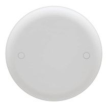 Крышка потолочная круглая глухая белая 4" неметаллическая Carlon CPC4WH