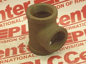 Тройник чугунный оцинкованный редукционный 1-1/2"x1-1/2"x1-1/4"