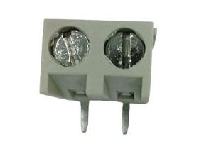 Клеммная колодка печатного монтажа 2-контактная прямоугольная 5мм