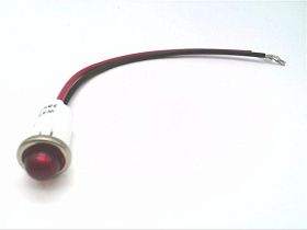 Светодиодный индикатор WAMCO WL-1091M1-24V красный 12.7мм 28В панельный