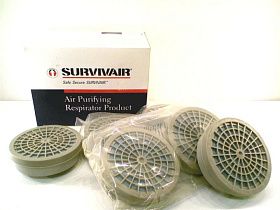 Фильтр для респиратора T100400 против аммиака и метиламина, комплект 6 шт, Honeywell