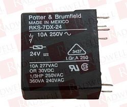 Реле / розетка Артикул RKS-7DX-24 от производителя TE CONNECTIVITY