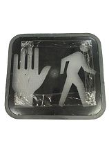 Светофор пешеходный светодиодный TRP-C45DG-W2, 6.5 Вт, оранжево-белый