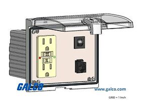 Mencom LP3-GF-RJ45-15R