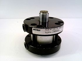 Пневматический цилиндр двухштоковый MILLER FLUID POWER 034-50F-N44N-01.50-.500N-U, ход 12.7 мм, диаметр 38.1 мм