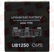 Аккумулятор Артикул NPH512 от производителя NATIONAL POWER CORP