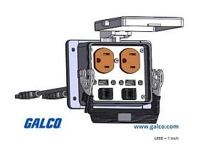 Mencom DP-2USB-10-2RJ45-32