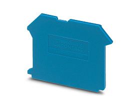 Торцевая крышка D-UK 5-TWIN BU синяя, 50.5x2x47 мм