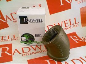 Колено оцинкованное 45° WARD 1D.NM45L