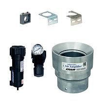 Комплект регулируемых воздушных усилителей EXAIR 6234, нержавеющая сталь, 4 дюйма