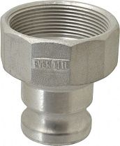 Адаптер Ever-Tite 32030AAL алюминиевый, внутренняя резьба NPT, 2"x3", 250 PSI
