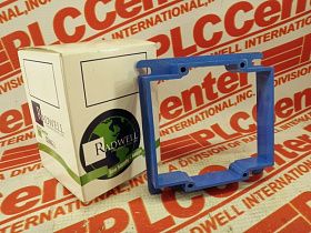 Двухместная металлическая накладка для распределительной коробки 4x4 дюйма