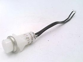 Неоновый индикатор WL-1060C4 белый 115В 1.5мА круглый