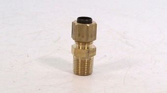 Компрессионный соединитель латунный DYNAFLO 69790, 1/8" NPT, 1200 PSI