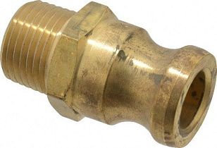 Адаптер латунный Ever-Tite 305FBR камлок тип F 1/2" NPT, 350 PSI