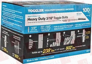 Гайка / болт / шатун / шайба Артикул 24013 от производителя TOGGLER