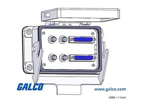 Mencom DB25-2-4BNC-48