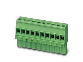 Разъем печатной платы MVSTBW 2,5/10-ST-5,08 Phoenix Contact, 10 контактов, зеленый