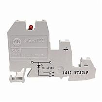 Клеммная колодка ALLEN BRADLEY 1492-WTS3LP трехуровневая с LED-индикатором, винтовое соединение