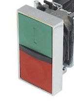 Кнопка сдвоенная BACO CONTROLS V53QA02 зеленый/красный