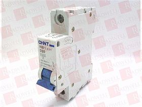 Автоматический выключатель для монтажа на дин-рейку Артикул NB1-63H-1P-D20 от производителя CHINT