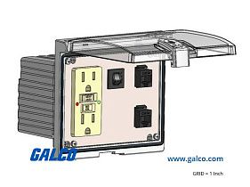 Mencom LP3-GF-2RJ45-5R