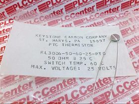 Термистор  / ограничитель тока Артикул RL3006-50-60-25-PTO от производителя KEYSTONE CARBON