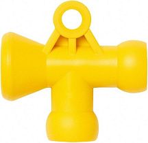 Т-образный фитинг LOC LINE 1/4" для модульной системы подачи СОЖ 46436