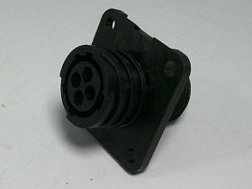 Розетка панельная круглая 4-контактная NEUTRAL T1130-S04