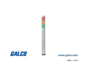 Patlite ME-302P-RYG+FB123