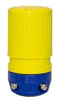 Разъем электрический ERICSON 1610-C NEMA 5-15, 15A 125В, промышленный, желтый