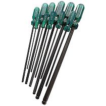 Набор отверток APEX TOOLS 11 предметов с длинными ручками