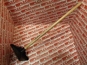 Трамбовка грунта AMES 1133700 с ручкой 42", площадка 10"x10"