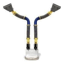 Сопло пневматическое плоское EXAIR 1122-9412, 2 дюйма, с двумя шлангами 12" на магнитном основании