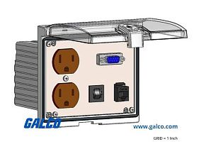 Mencom LP3-DP-DB9-RJ45-R