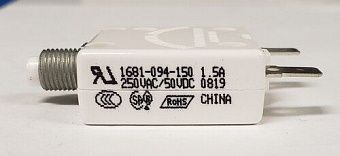 Быстроразъемная клемма SPEMCO 1680-037-200, 20А, белая кнопка, нейлоновая втулка