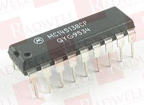 Интегральная микросхема Артикул MC14513BCP от производителя ON LINE CONTROLS INC
