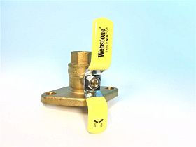Шаровой кран WEBSTONE H-40403 3/4" FIP x фланец, 600 CWP