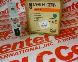 Автоматический выключатель для монтажа на дин-рейку Артикул C45A-1-45-C от производителя SCHNEIDER ELECTRIC