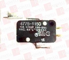 Микропереключатель / миниатюрный переключатель Артикул 4775-1150 от производителя REGAL REXNORD