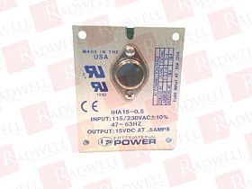 Источник питания Артикул IHA15-0.5 от производителя INTERNATIONAL POWER