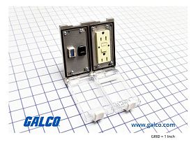 Mencom LP2-GF-RJ45-USB-AFAF