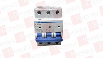 Автоматический выключатель для монтажа на дин-рейку Артикул NB1-63-3P-D40-6KA от производителя CHINT