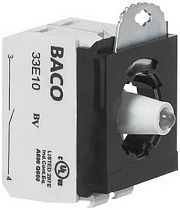 Клеммная колодка BACO CONTROLS 333EAWL11 с LED-индикацией, 1NO+1NC, 24В, винтовые зажимы