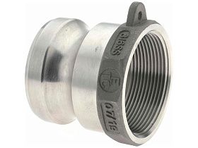 Адаптер камлок тип A нержавеющая сталь 2" NPT внутренняя резьба EVER-TITE 320ASS