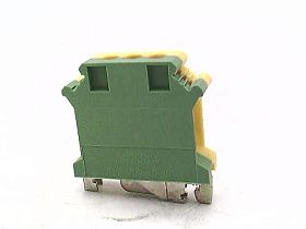 Клеммная колодка UISLKG 16 Phoenix Contact, 3 винта, желто-зеленая