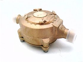 Счетчик воды BADGER METER NSF-61, 5/8", 25 GPM, 150 PSI, бессвинцовая бронза